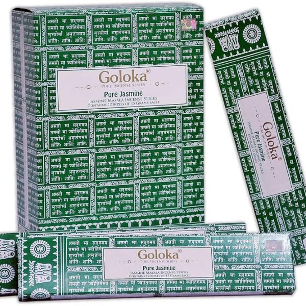 Goloka Pure Jasmine jázminos indiai prémium füstölő