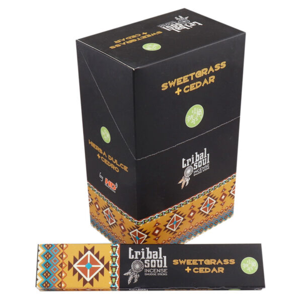 Tribal Soul Sweetgrass&Cedar Édesfű és Cédrus prémium füstölő