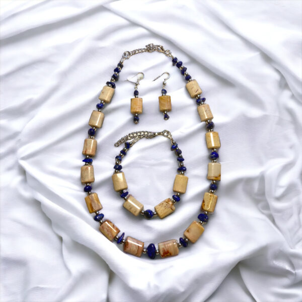 Euphoria Mookaite Lapis Lazuli ásvány ékszer szett - Samadhi Ékszer