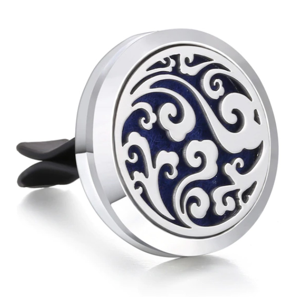 Autós aromaterápiás párologtató autóillatosító virág mintás