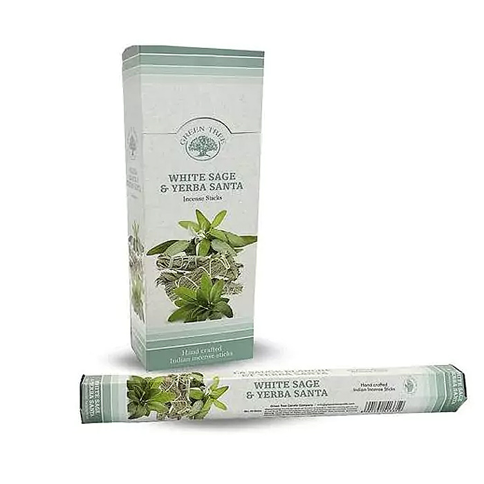 Green Tree Yerba Santa & White Sage szentfű fehér zsálya természetes füstölő