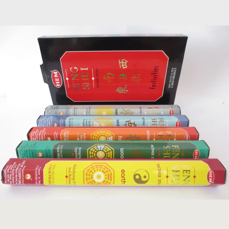 HEM Feng Shui 5 elem füstölőcsomag (5*20 szálas csomag)