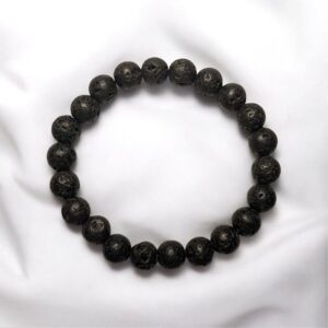 Lávakő ásványkarkötő