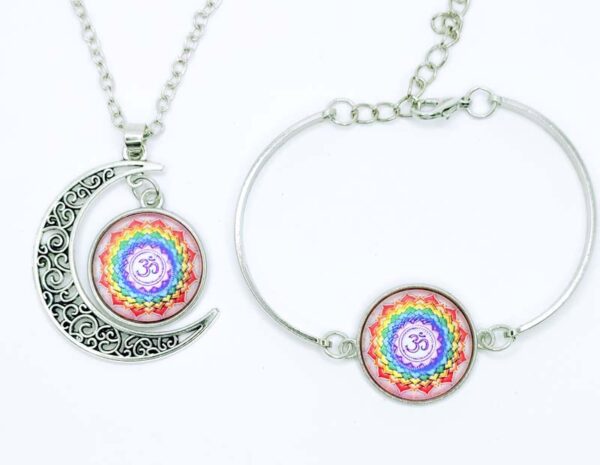 Mandala ékszer szett 2 részes