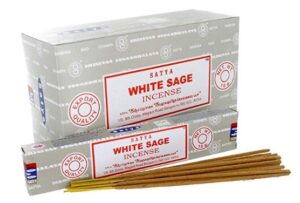 Satya White Sage (fehér zsálya) indiai prémium füstölő
