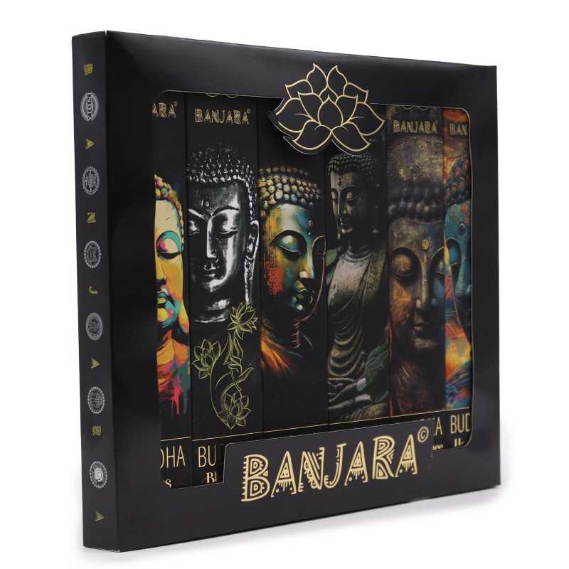 Banjara Buddha Füstölő Díszcsomag